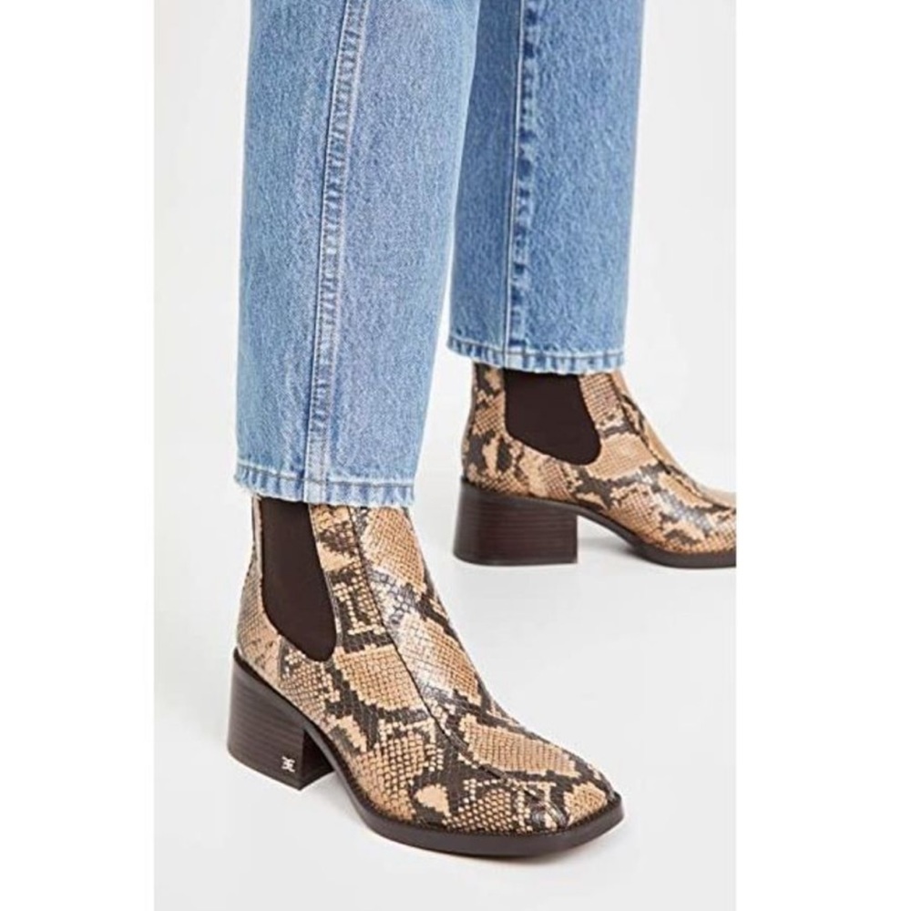 Sam Edelman Women's Dasha Textured Pull On Short Boots Size 8M - Picture 1 of 13